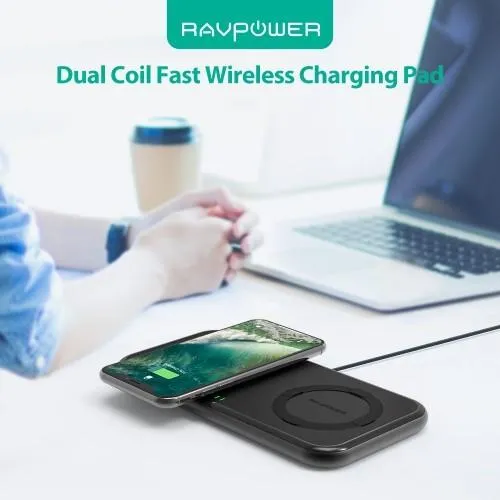 10W Dual Coils Wireless Charger