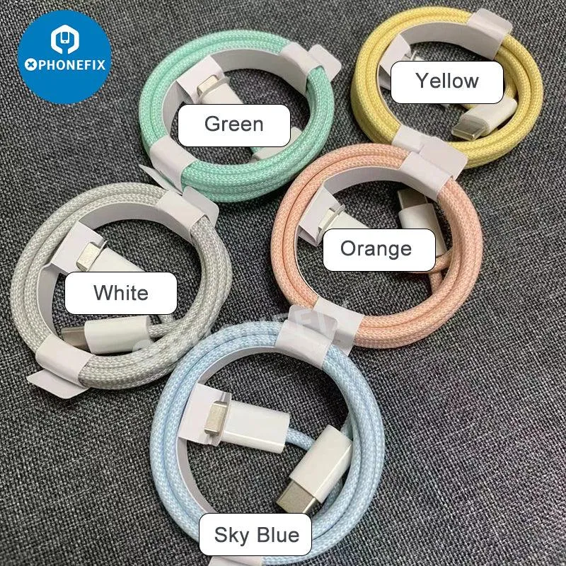 35W USB-C Charge Cable Data Transfer Line For iPhone 15 Series