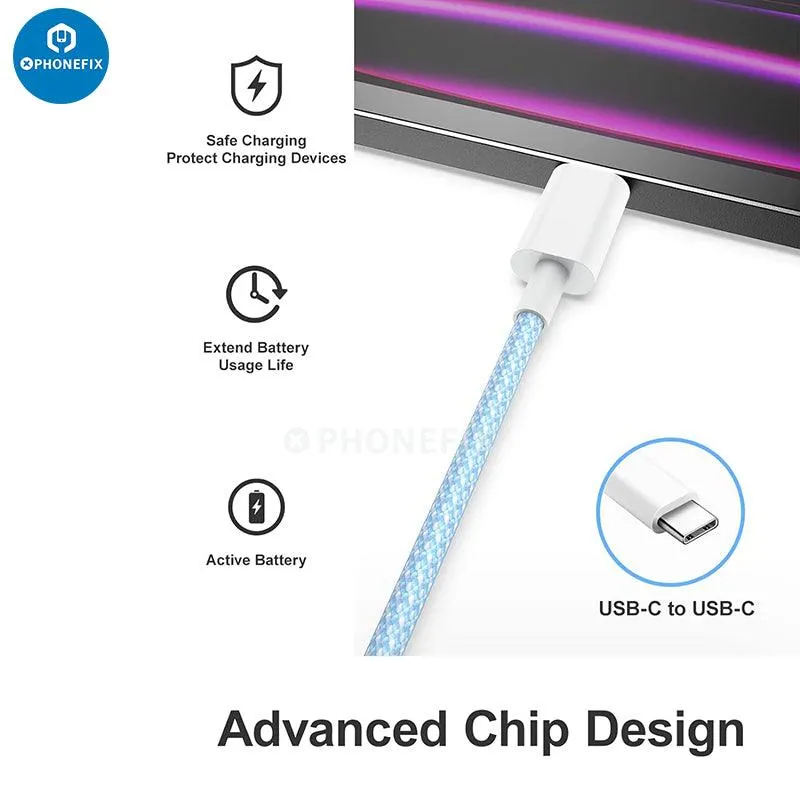 35W USB-C Charge Cable Data Transfer Line For iPhone 15 Series