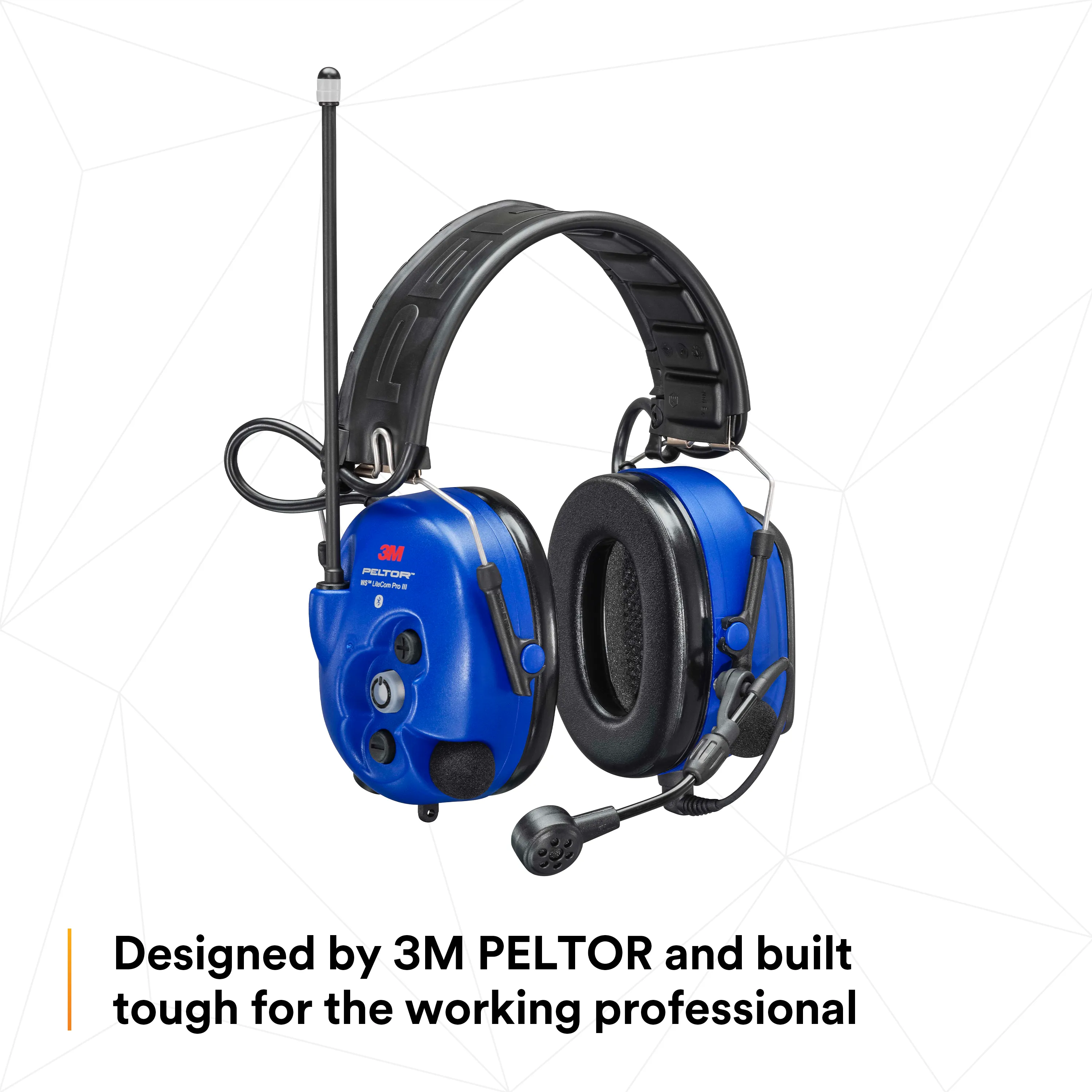 3M™ PELTOR WS LiteCom PRO III Headset - Headband - Intrinsically Safe - MT73H7F4D10NA-50