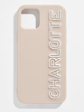 All the Beige Custom iPhone Case - Beige