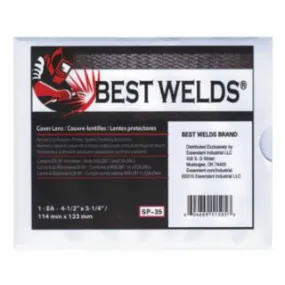 Best Welds 4-1/2" X 5-1/4" 70% CR-39 Cover Lens-10pk - 901-SP-35