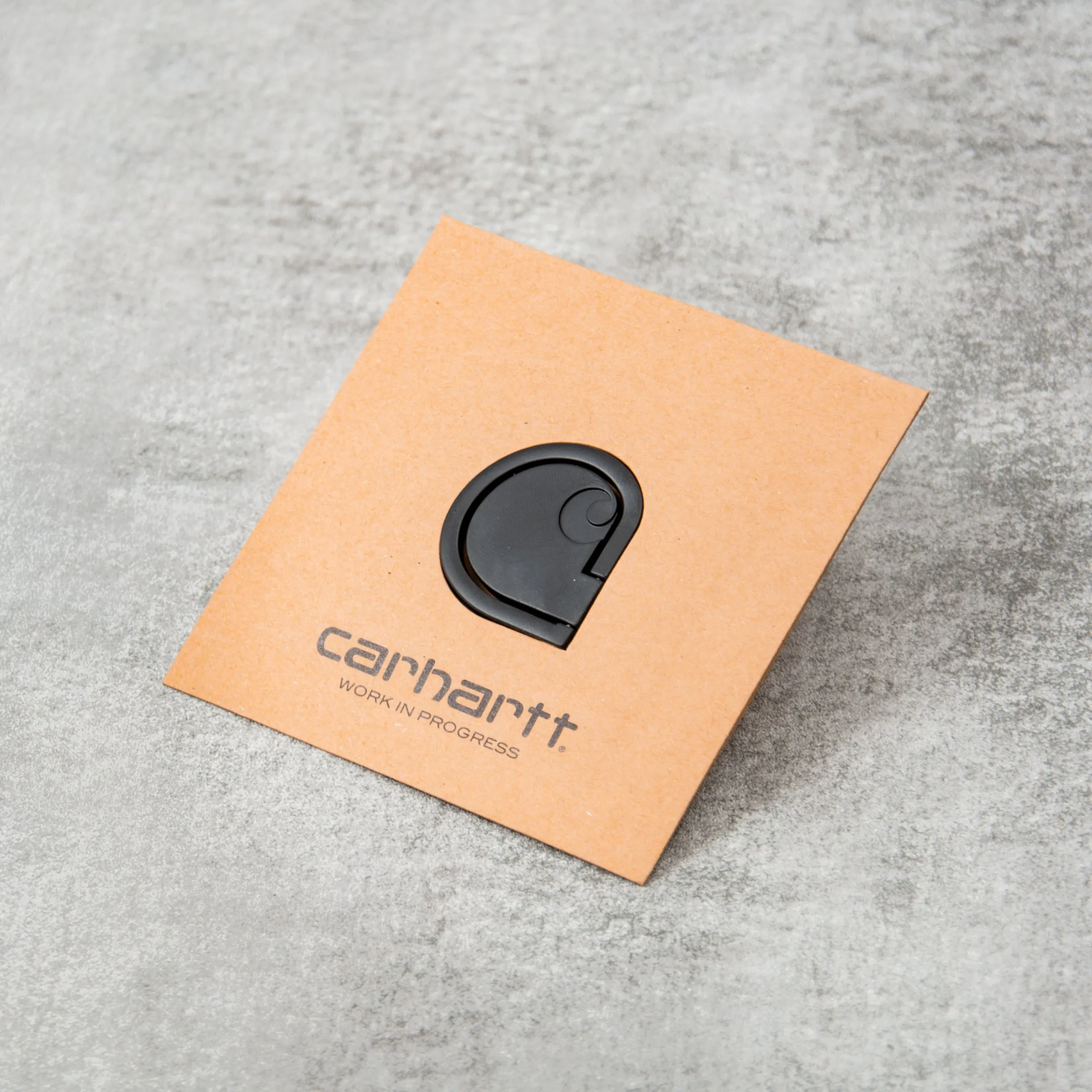 Carhartt WIP C Logo Phone Ring - Black