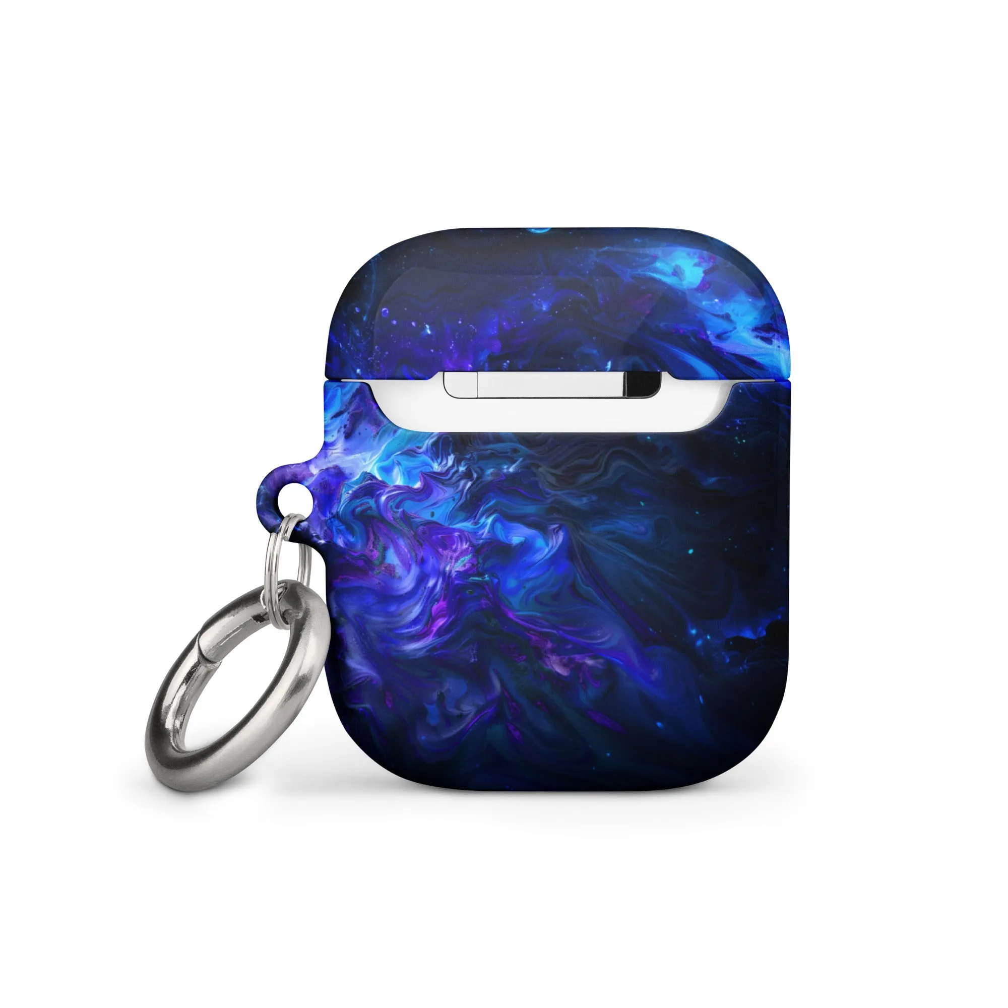 Electric Blue and Purple Swirls Case for AirPods®