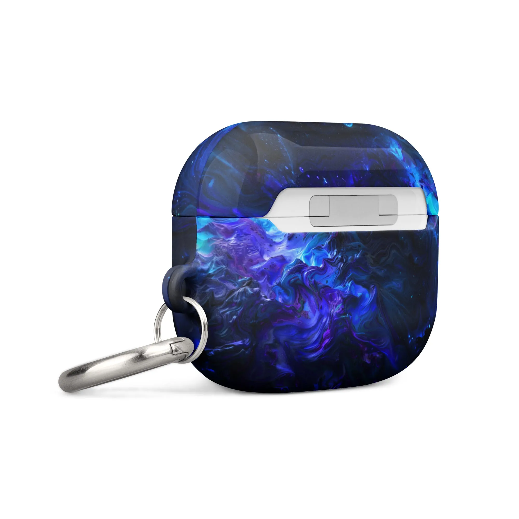 Electric Blue and Purple Swirls Case for AirPods®