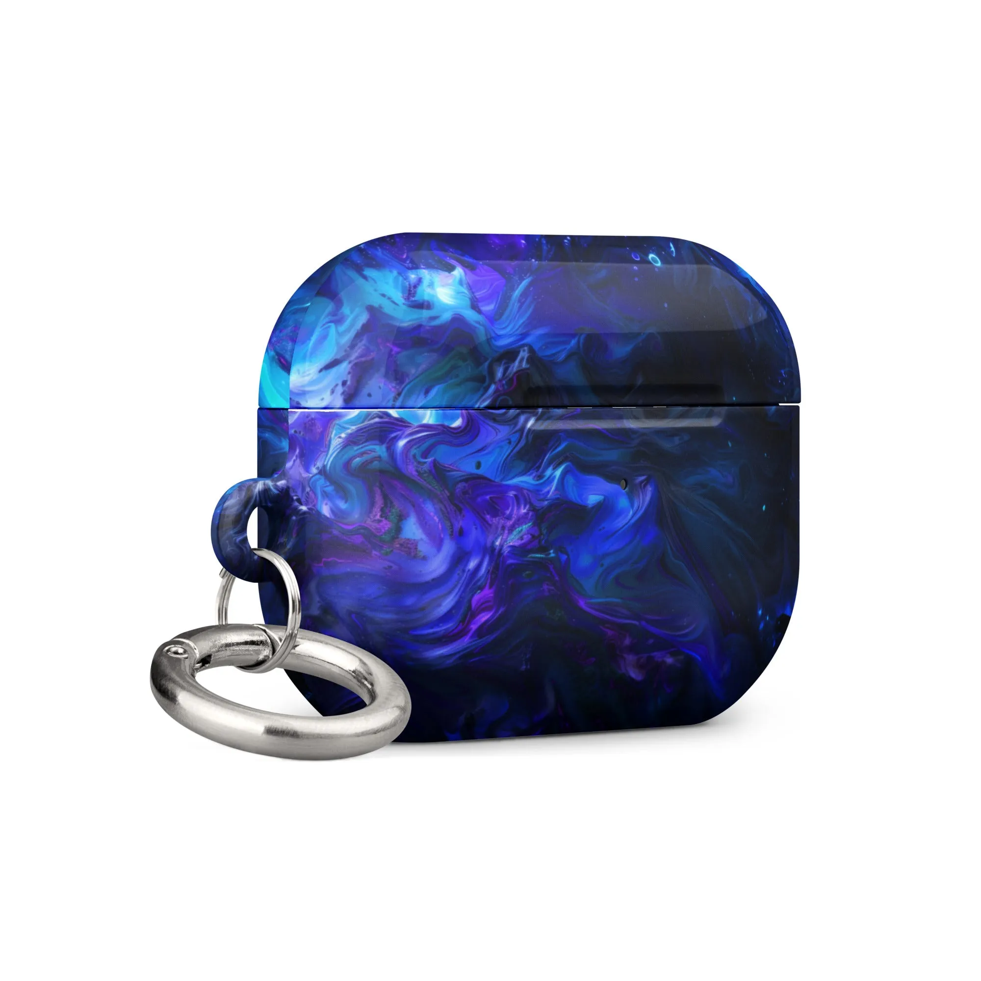 Electric Blue and Purple Swirls Case for AirPods®