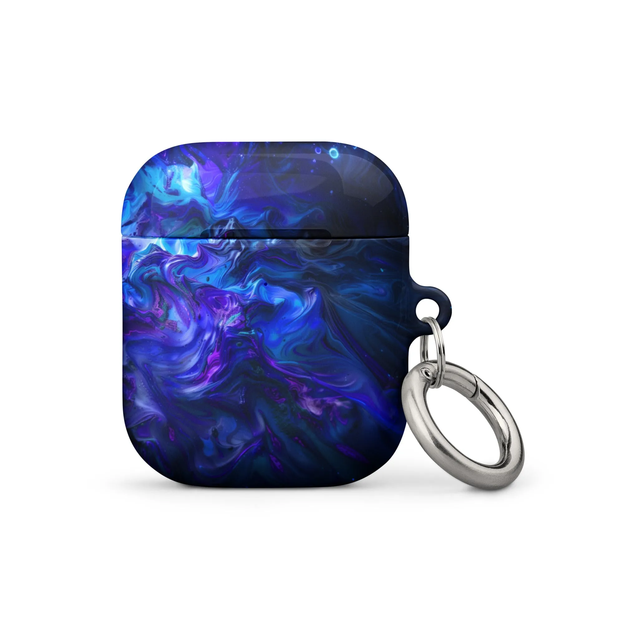 Electric Blue and Purple Swirls Case for AirPods®