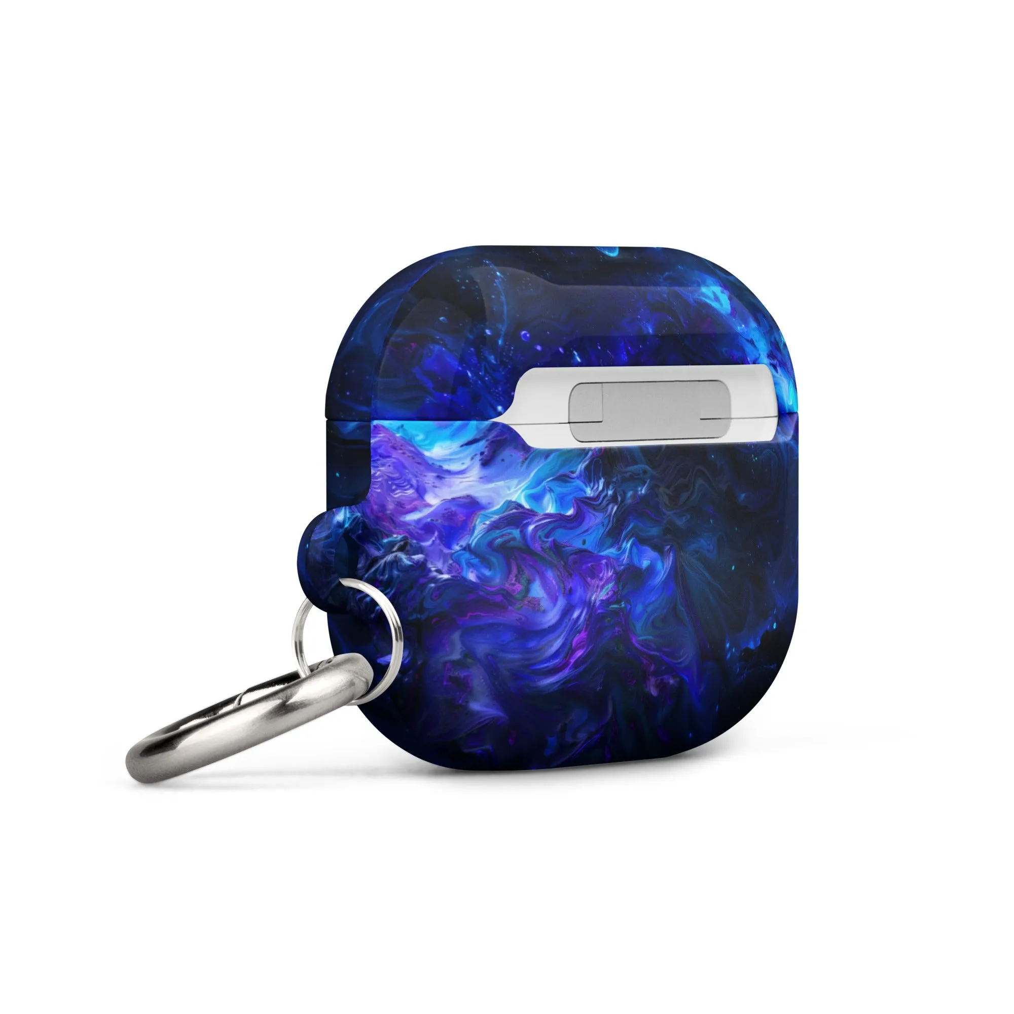 Electric Blue and Purple Swirls Case for AirPods®