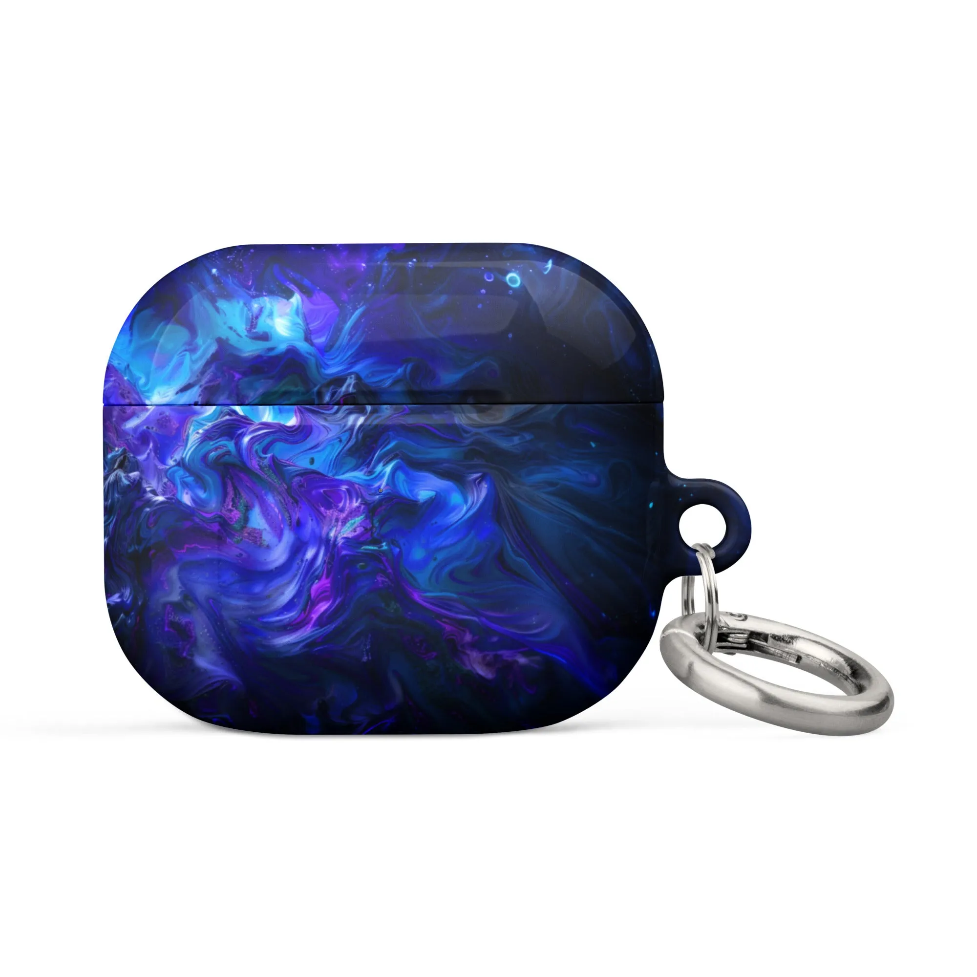 Electric Blue and Purple Swirls Case for AirPods®