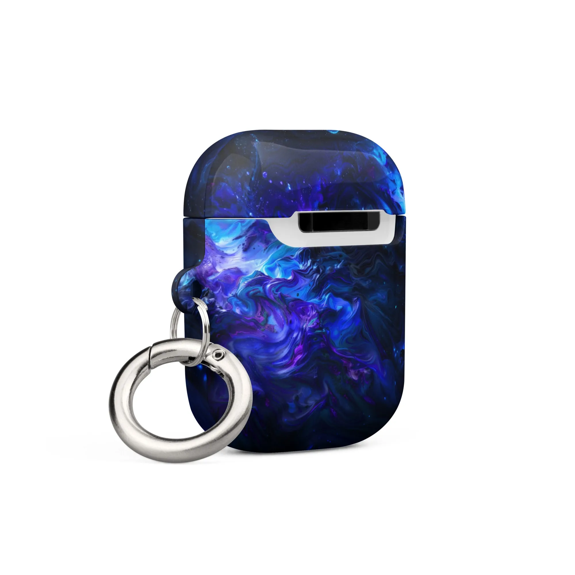 Electric Blue and Purple Swirls Case for AirPods®