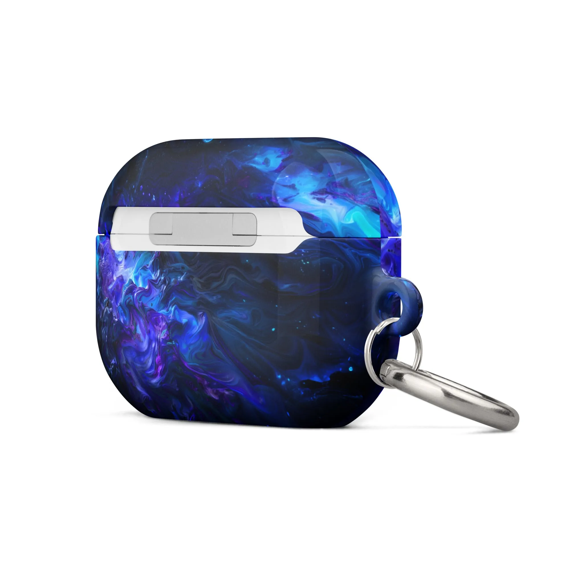 Electric Blue and Purple Swirls Case for AirPods®