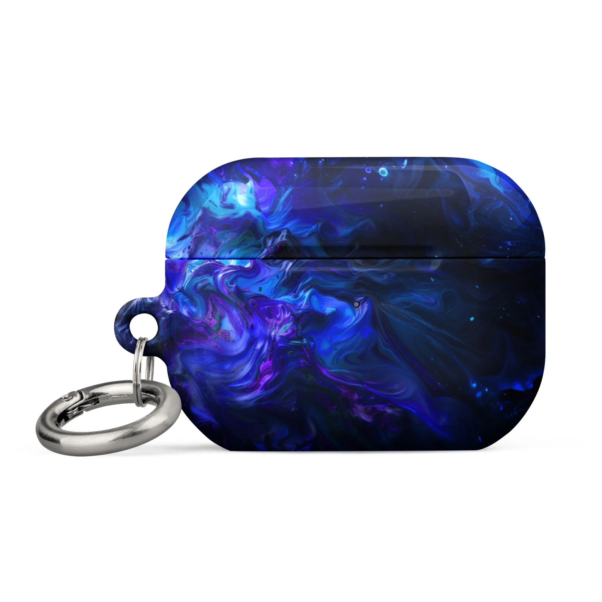 Electric Blue and Purple Swirls Case for AirPods®