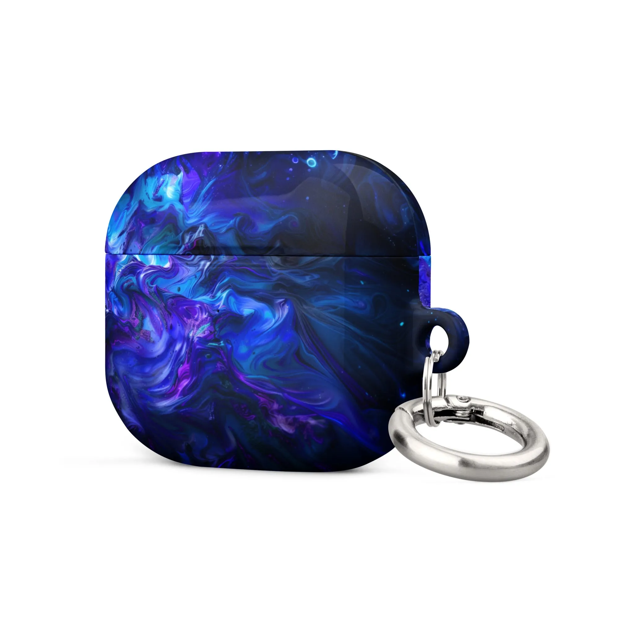 Electric Blue and Purple Swirls Case for AirPods®