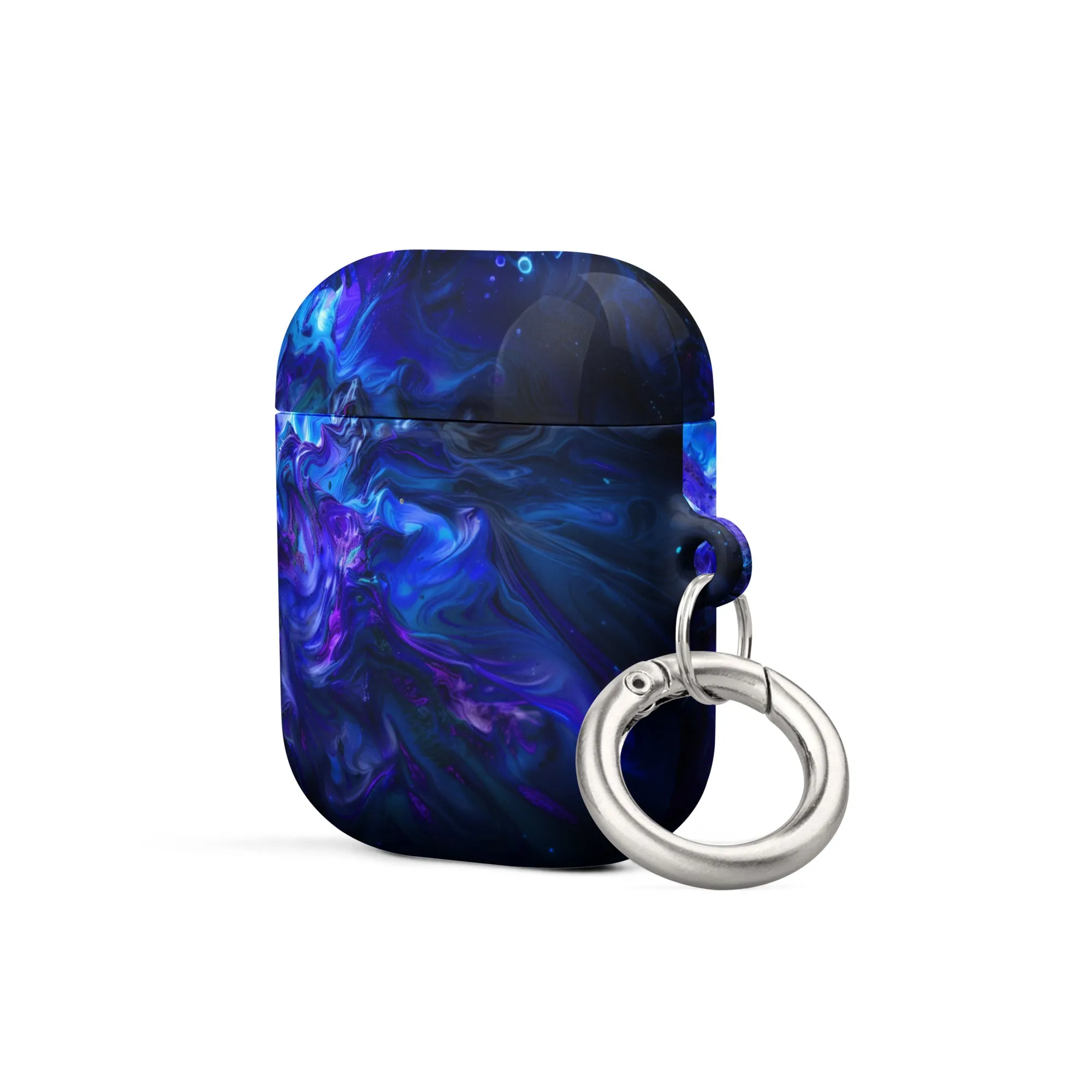 Electric Blue and Purple Swirls Case for AirPods®