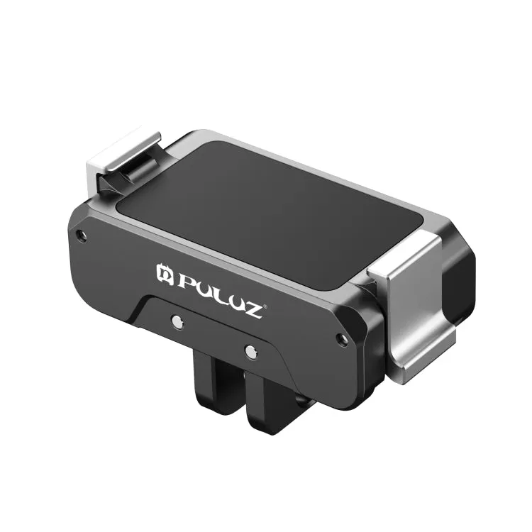 For DJI Osmo Action 4 / 3 PULUZ Magnetic Quick Release Metal Base (Black)