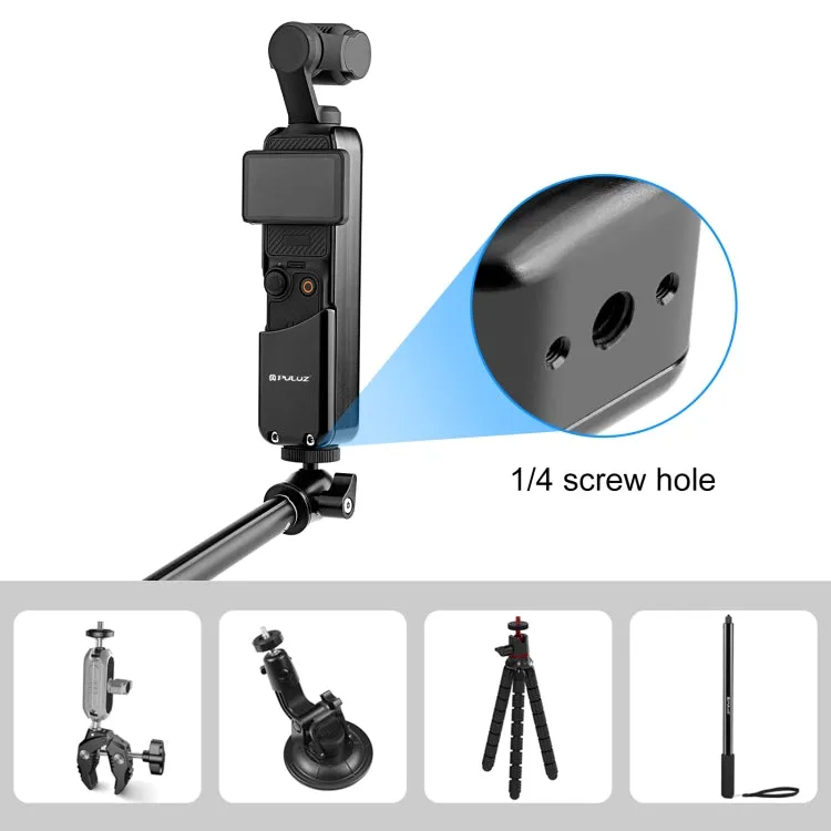 For DJI OSMO Pocket 3 PULUZ Metal Protection Frame Cage Adapter Bracket (Black)