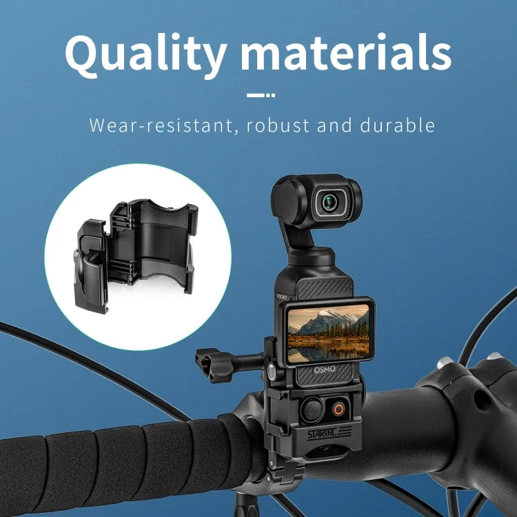 For DJI OSMO Pocket 3 STARTRC Multifunctional Fixed Mount Expansion Adapter Bracket (Black)