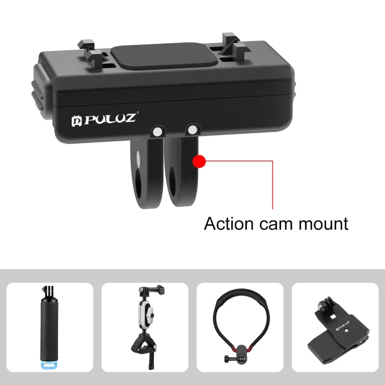 For Insta360 Ace / Ace Pro / X4 PULUZ Magnetic Quick Release Base Mount (Black)