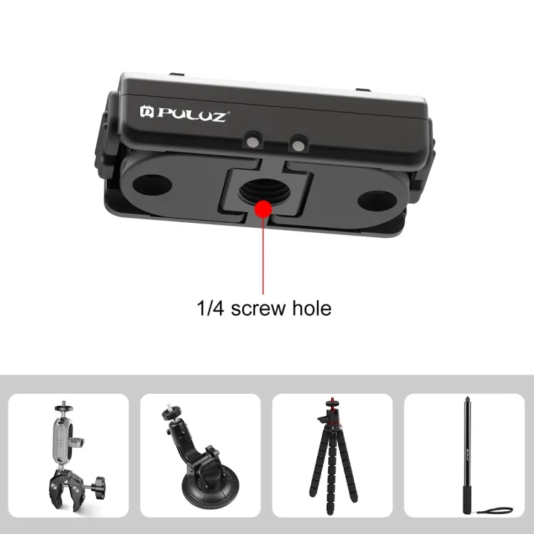 For Insta360 Ace / Ace Pro / X4 PULUZ Magnetic Quick Release Base Mount (Black)