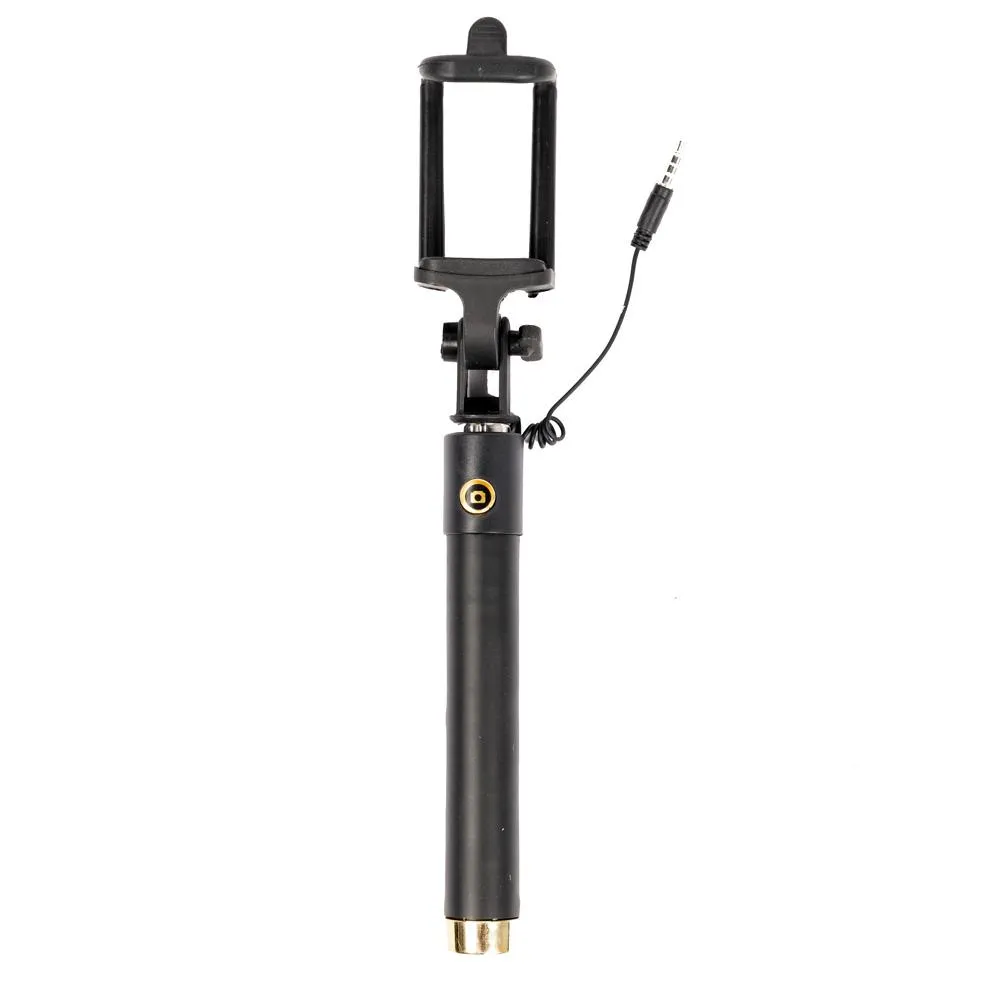 Gold Extendable 2x Selfie Stick (Android/ iPhone) - Bestie Bundle