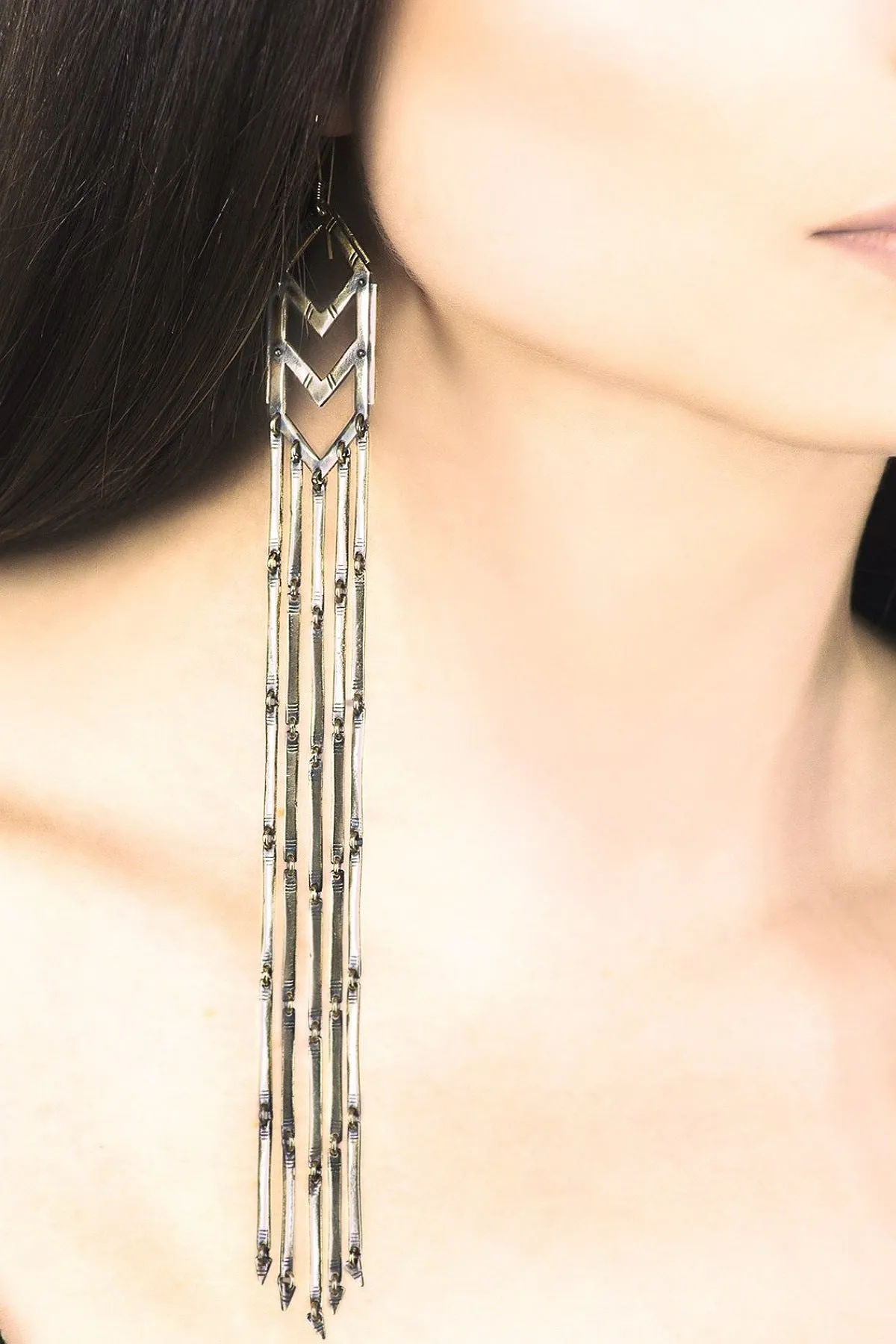 Hilmer x Sparrow Native Earrings - long