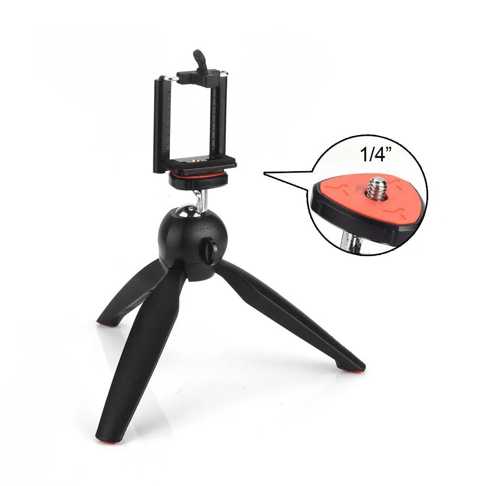 Hypop 4-in-1 Selfie Stick Tripod & Mini Tripod Bluetooth Remote Control Self-Timer Camera Shutter