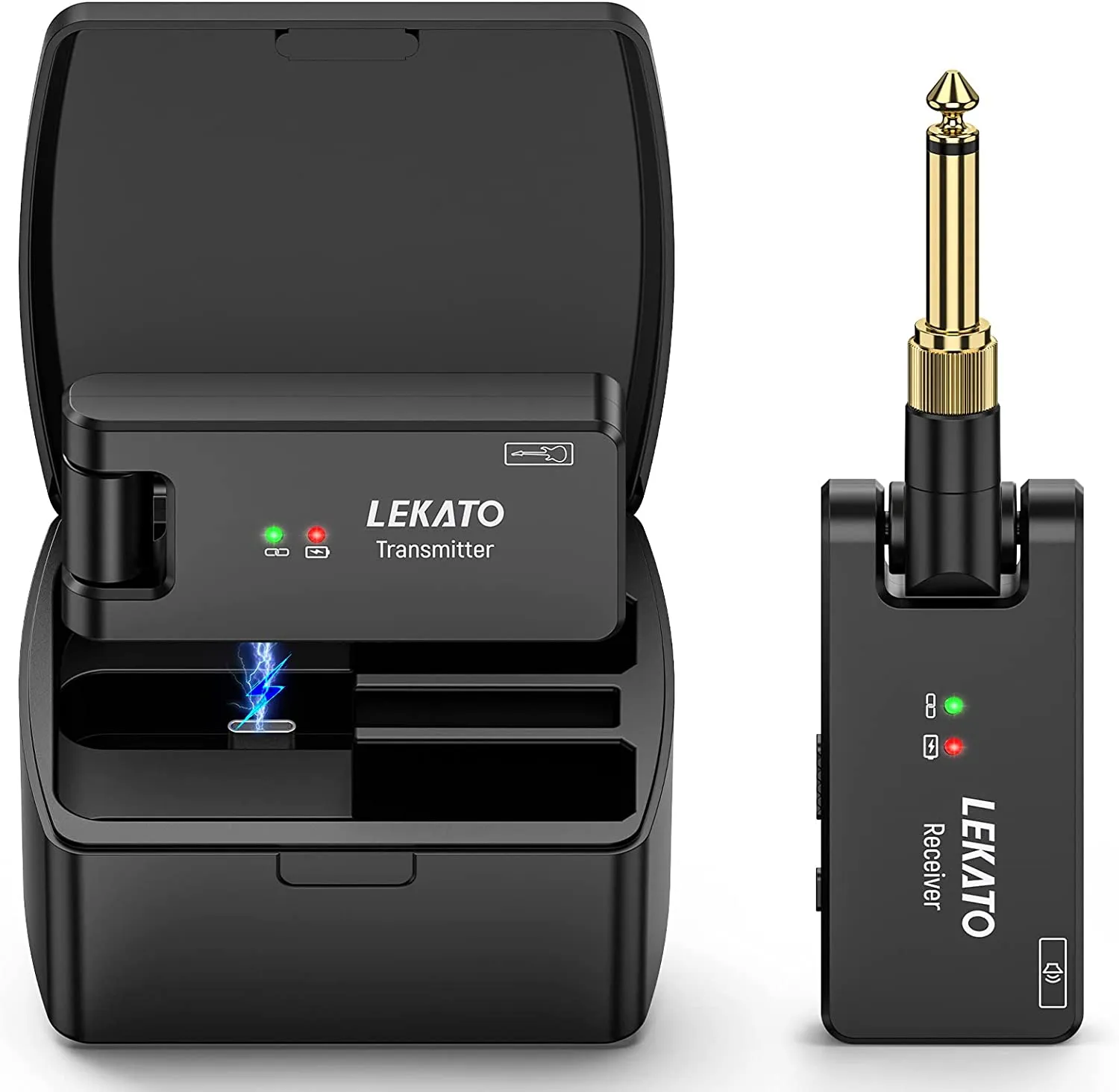 LEKATO WS-100 2.4G Wireless System with Charging Box