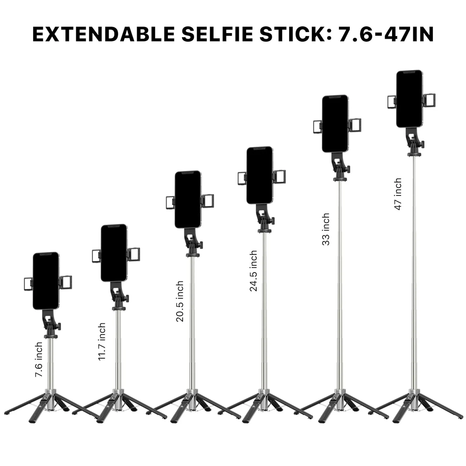 MyBat Pro Picture Perfect  Selfie Stick & Tripod with Fill Light