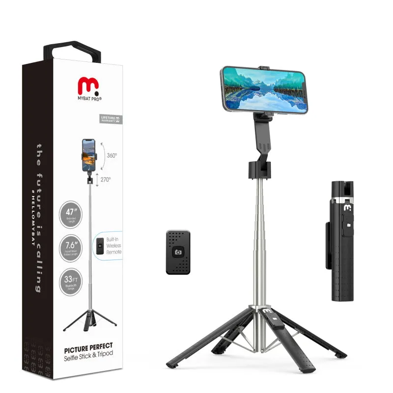 MyBat Pro Picture Perfect Selfie Stick & Tripod