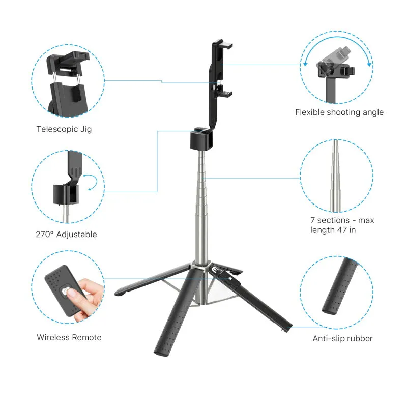 MyBat Pro Picture Perfect Selfie Stick & Tripod