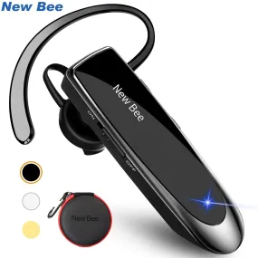 New Bee Bluetooth Headset Bluetooth Earphone Hands-free Headphone Mini Wireless Headsets Earbud Earpiece For iPhone xiaomi