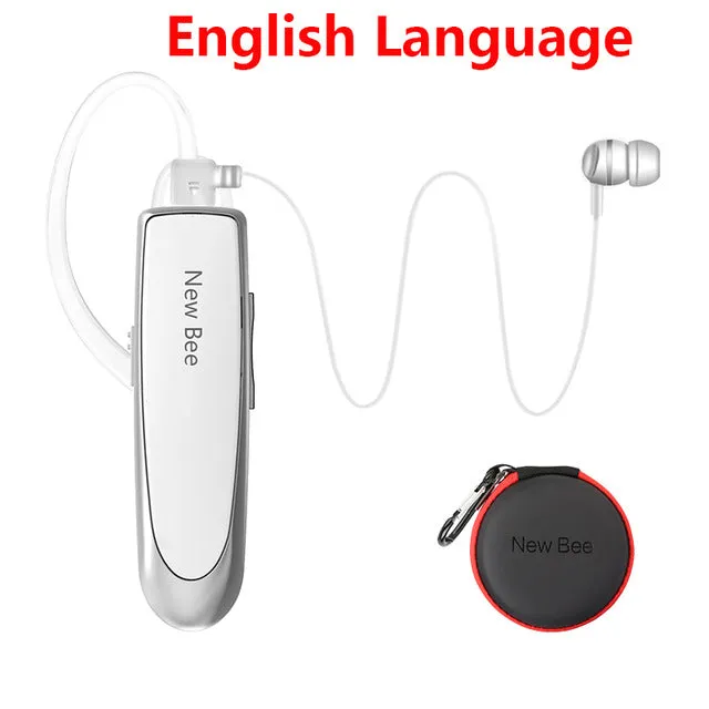 New Bee Bluetooth Headset Bluetooth Earphone Hands-free Headphone Mini Wireless Headsets Earbud Earpiece For iPhone xiaomi