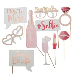 PHOTO BOOTH PROPS - BACHELORETTE PARTY