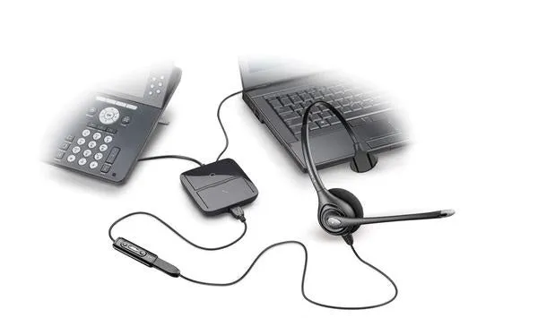 Plantronics MDA220 Switcher for USB Headset and Desk Phone 207414-03