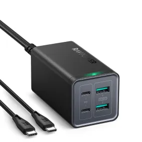 RAVPower 120W 4-Port Desktop USB Charging Station