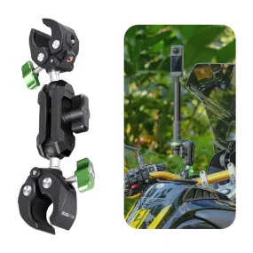 RUIGPRO Crab Clamp Action Camera Bracket Dual-Head Crab