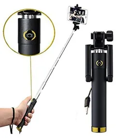 Selfie Sticks Box with Aux Wire for All Smart Phones