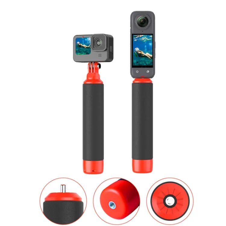 Water Floating Grip with 1/4 Inch Screw and Thread For Action Camera Accessories