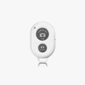 White Bluetooth Remote Control Mobile Shutter for iPhone/iPad/Smartphones/Tablets